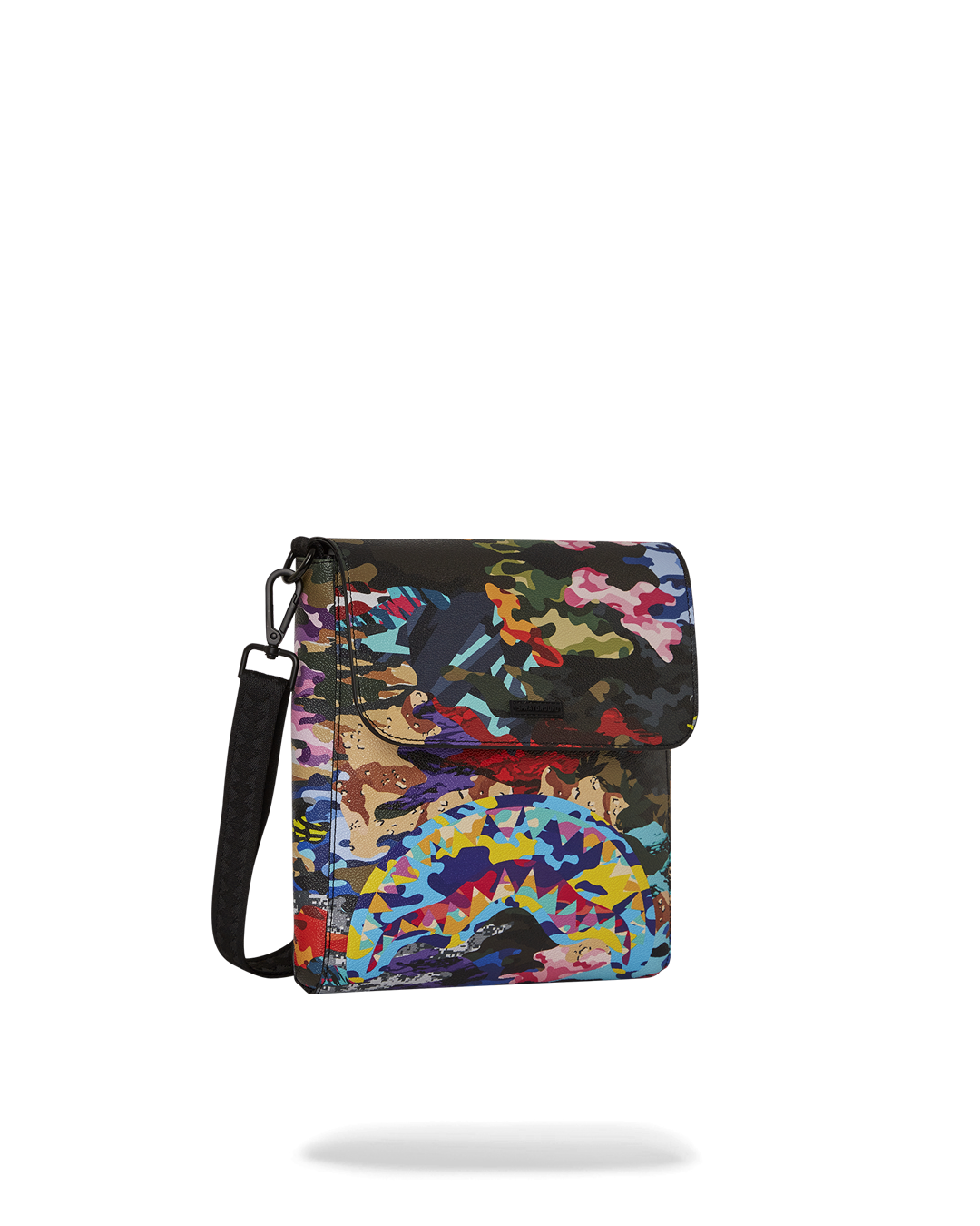 Sliced and Diced Camo Messenger Sling Bag - Image 3