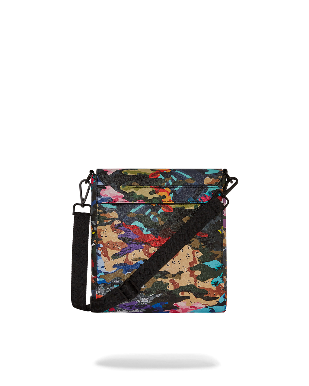 Sliced and Diced Camo Messenger Sling Bag - Image 5