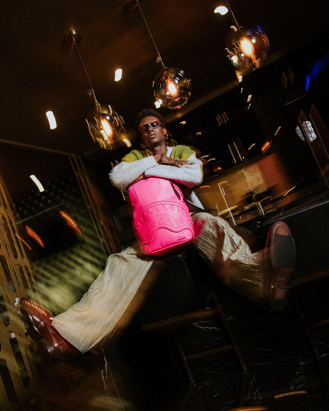 Pink Python Dlxsv Backpack - Image 4