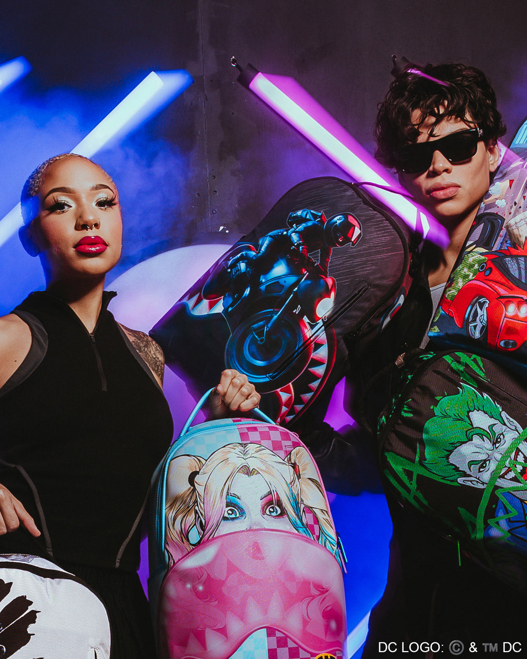 Cat Woman Biker Dlxsr Backpack - Image 2
