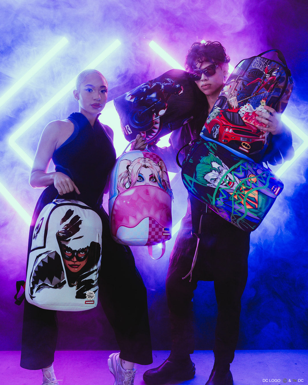 Cat Woman Biker Dlxsr Backpack - Image 4