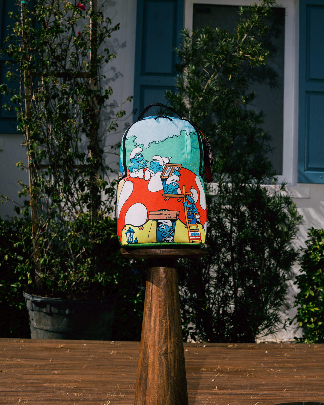 Smurfs Mushroom Village Backpack - Image 6