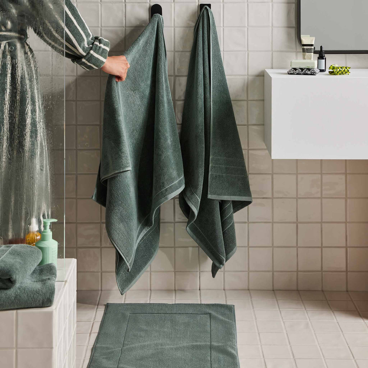 Gift Classic Turkish Cotton Bath Sheets Set of 2 - Image 34