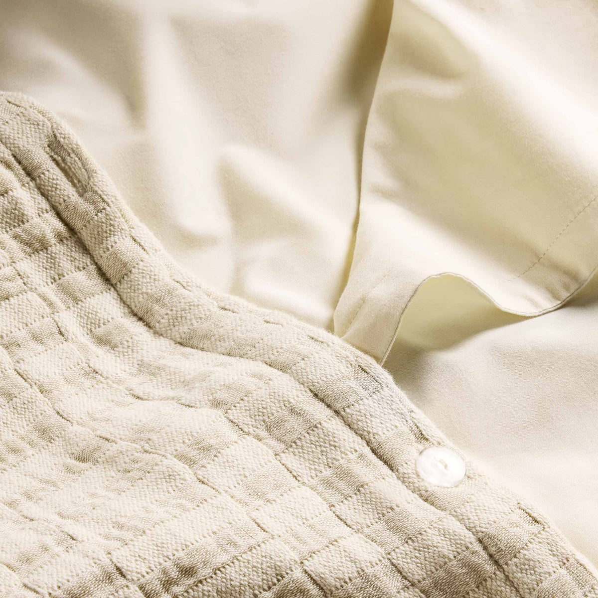 Woven Checkerboard Duvet Cover - Last Call - Image 3