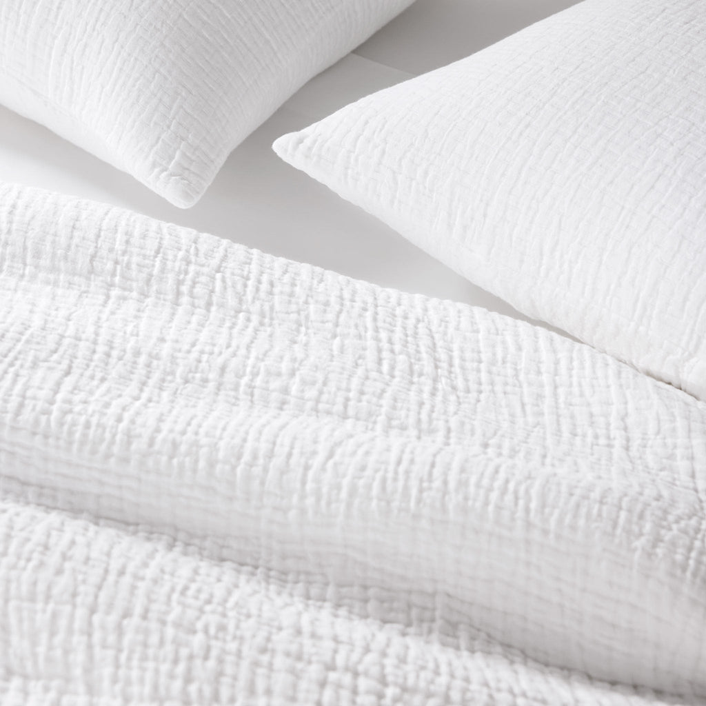 Breezeweave Crinkle Cotton Duvet Cover - Last Call - Image 4