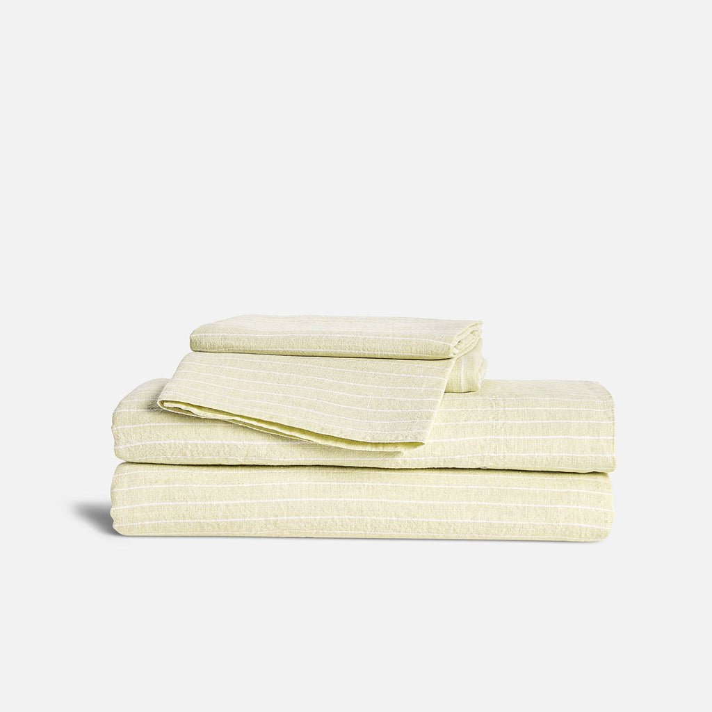 Washed European Linen Core Sheet Set - Image 38