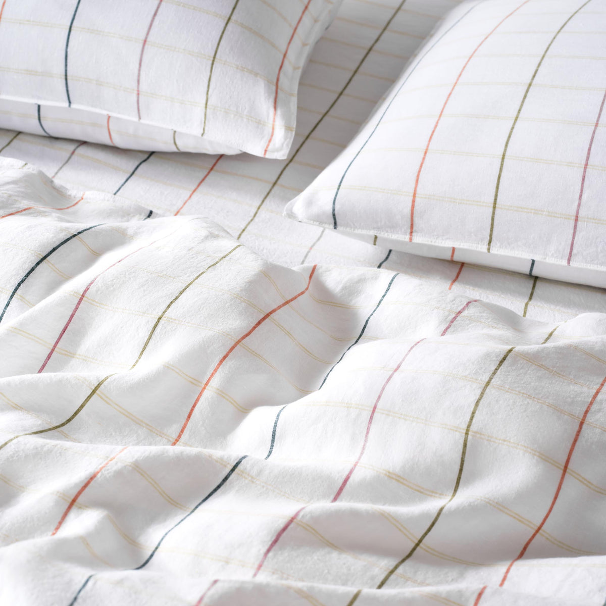Washed European Linen Core Sheet Set - Last Call - Image 68