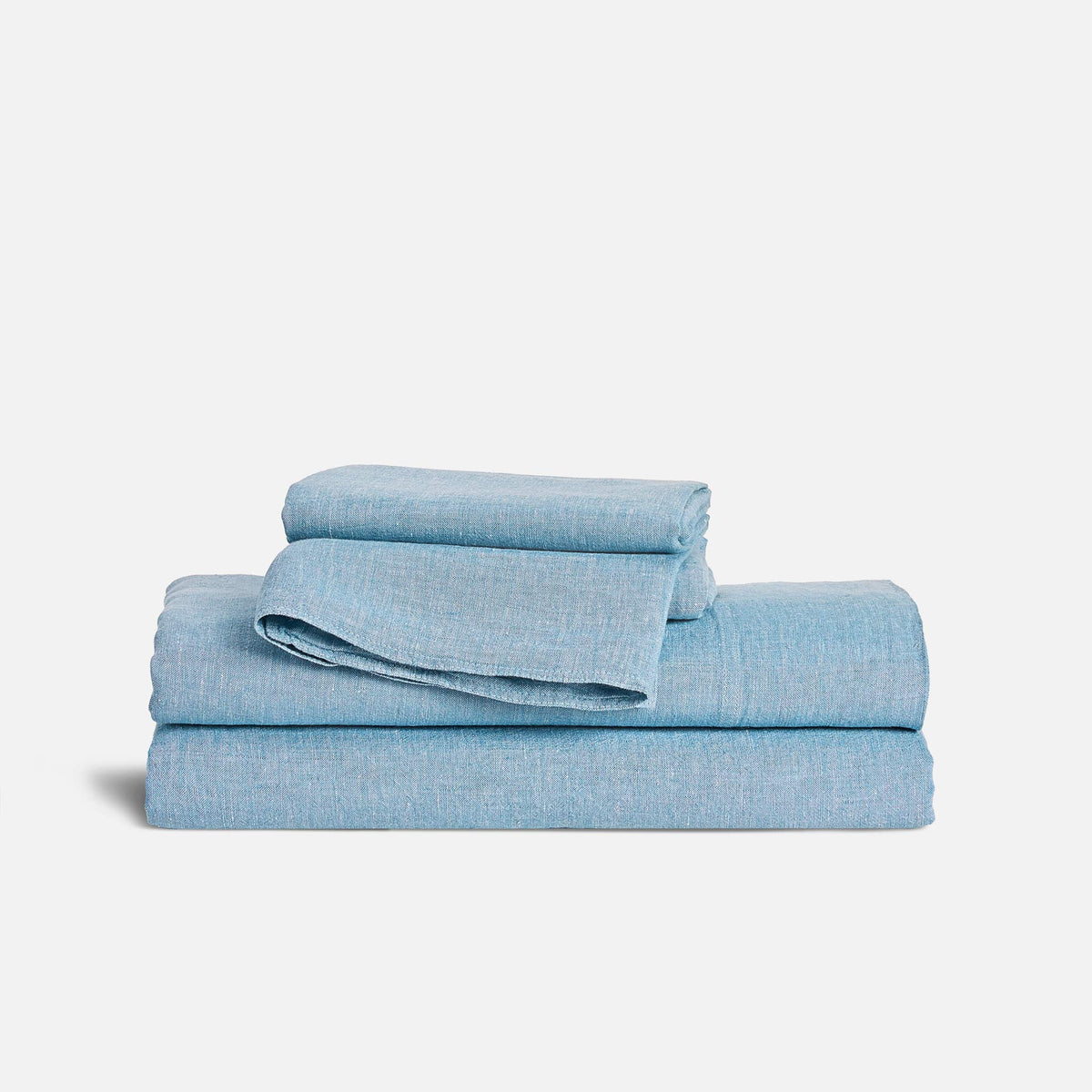 Washed European Linen Core Sheet Set - Last Call - Image 53