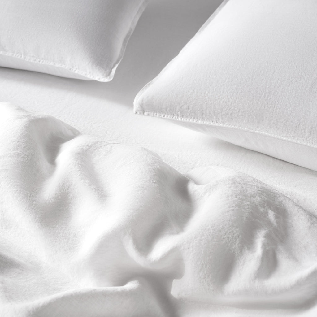 Set of 2 Washed European Linen Core Sheet Set Bundle - Image 9