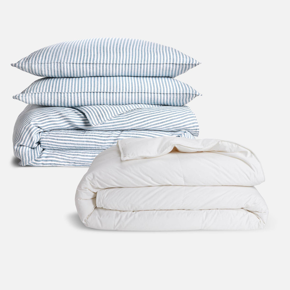 Washed European Linen Duvet Set Bundle - Image 94