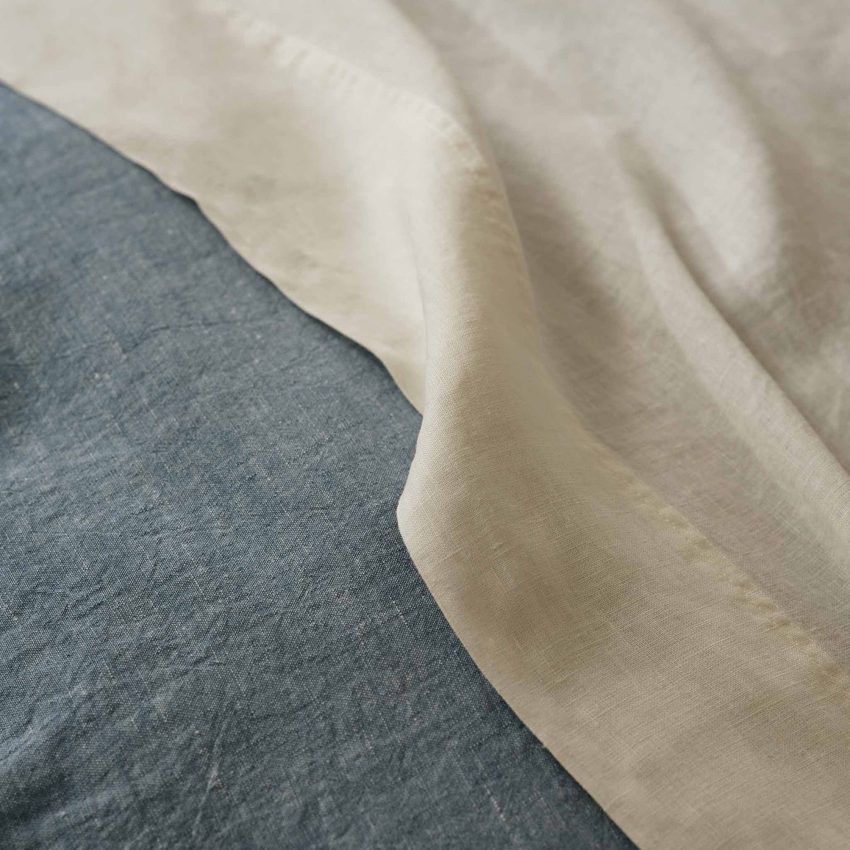 Set of 2 Washed European Linen Core Sheet Set Bundle - Image 61