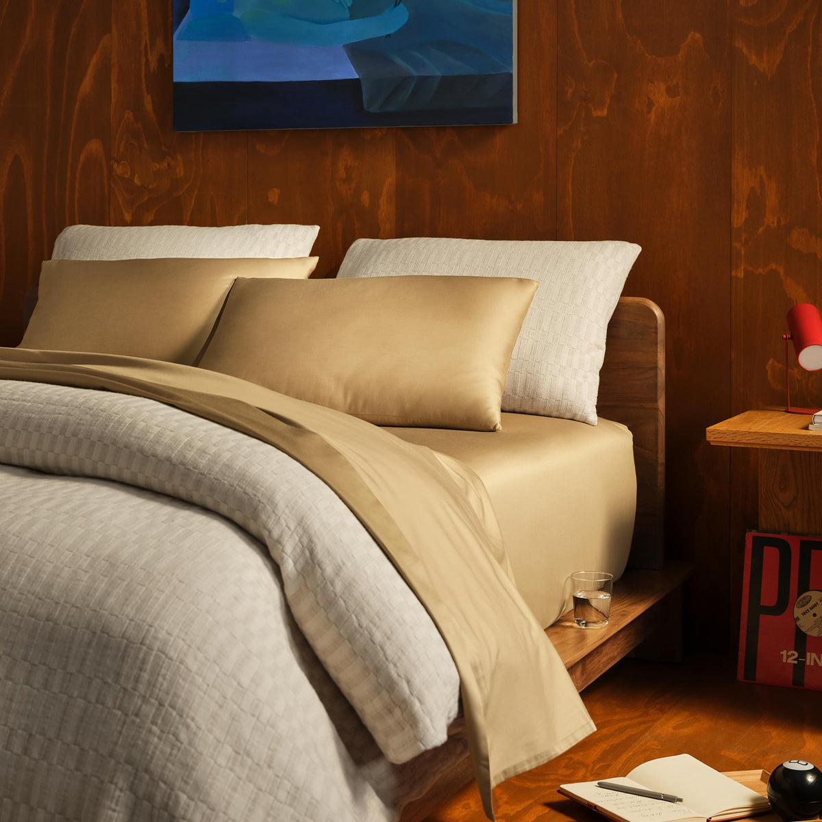 Woven Checkerboard Duvet Cover - Last Call - Image 5