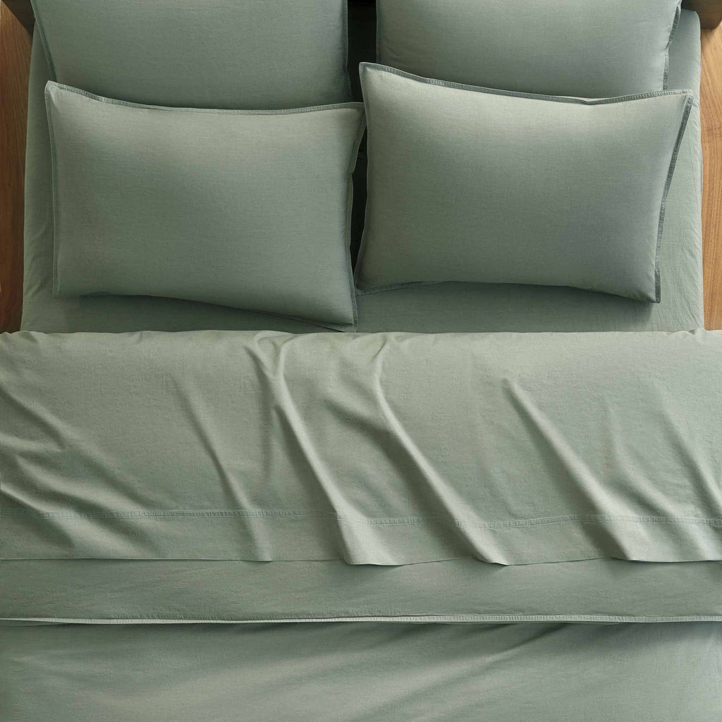 Set of 2 Washed Classic Percale Core Sheet Set Bundle - Image 51
