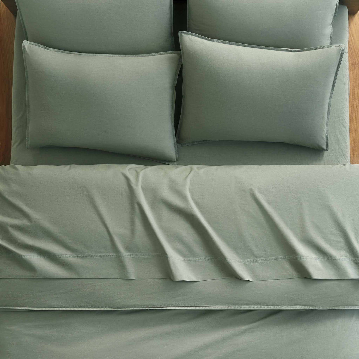 Washed Classic Percale Duvet Cover - Image 39