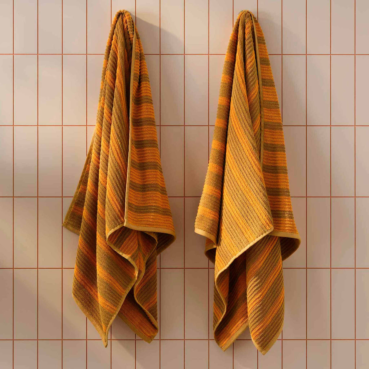Ribbed Cotton TENCEL™ Bath Towels Set of 2 - Image 19