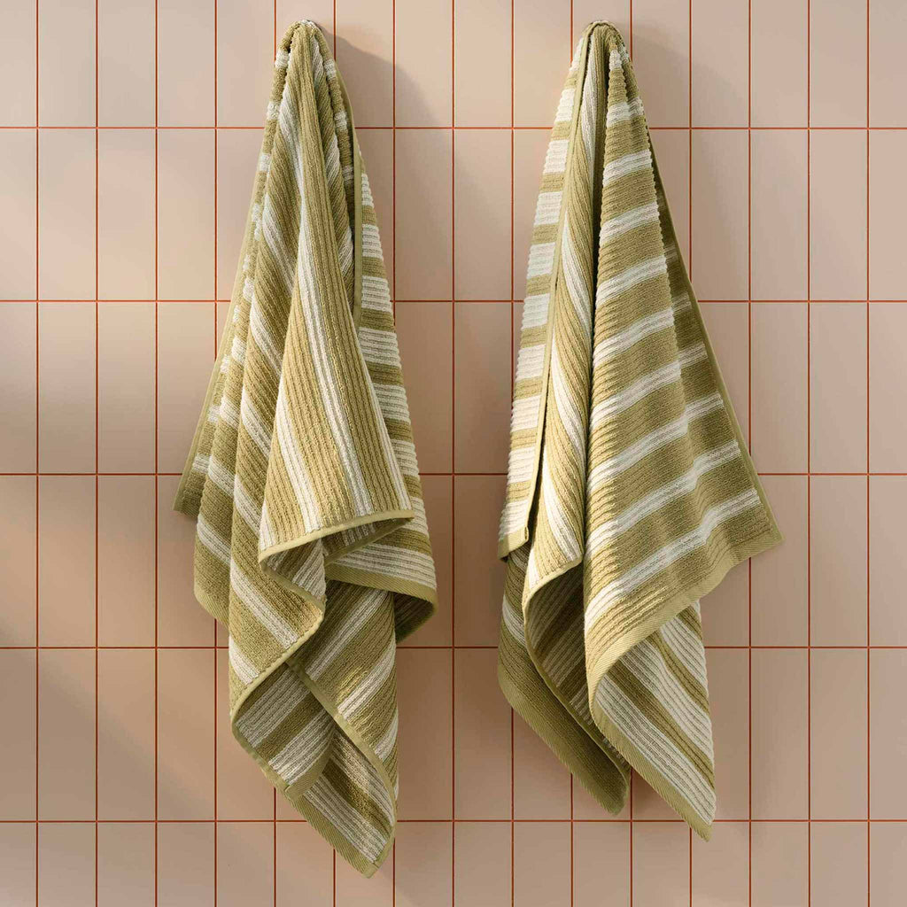 Ribbed Cotton TENCEL™ Bath Towels Set of 2 - Image 20