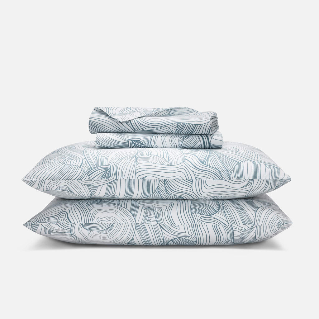 Luxe Sateen Core Sheet Set - Last Call - Oyster in Storm