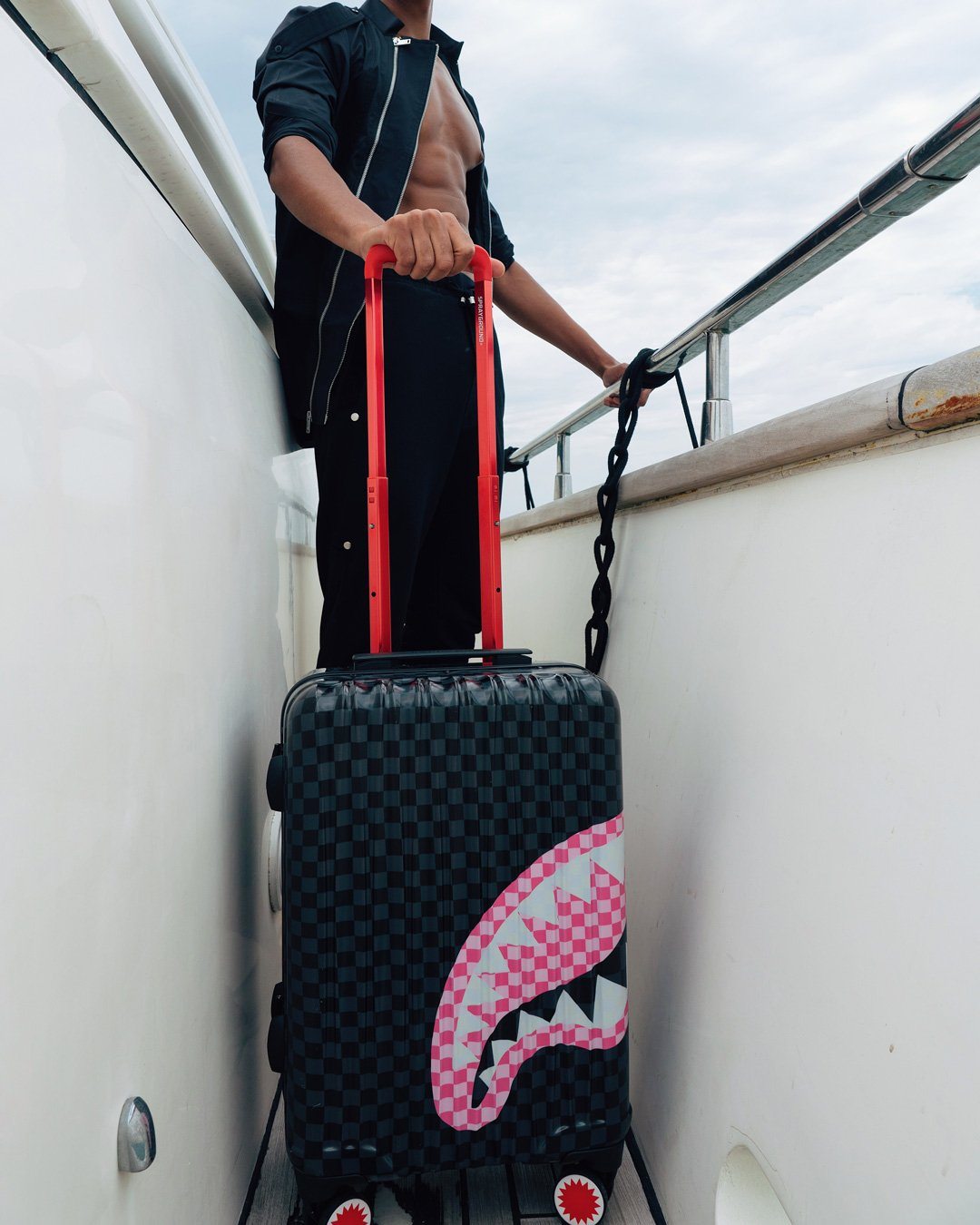 Sharks in Candy Carry-On Luggage - Image 4