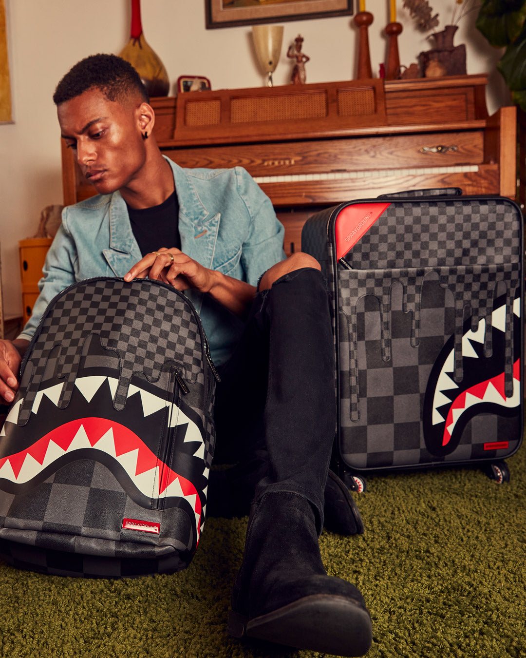 Xtc Grey Sharks in Paris Jetsetter Carry-On Luggage - Image 3