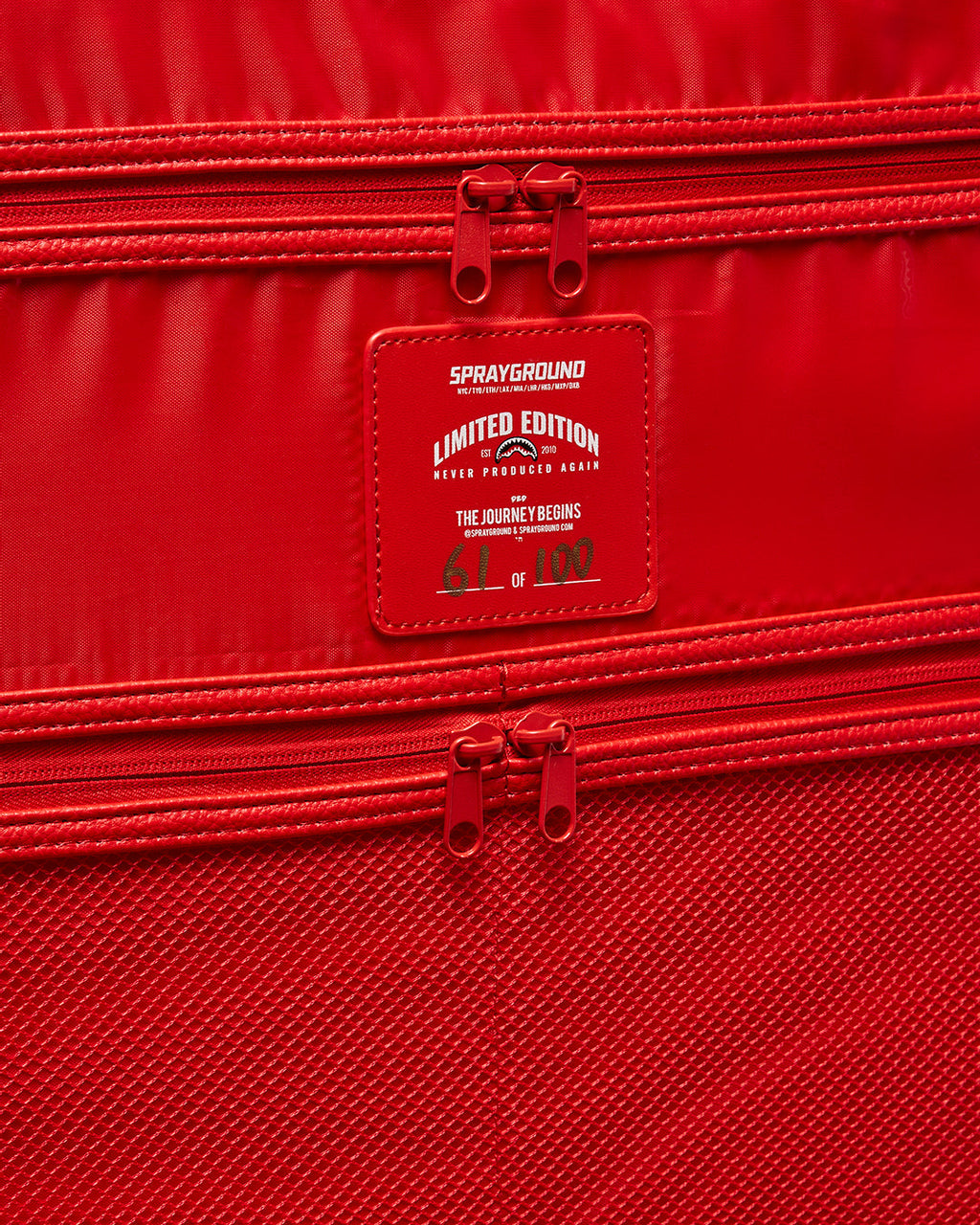 Red Riviera Jetsetter Carry-On Luggage - Image 18