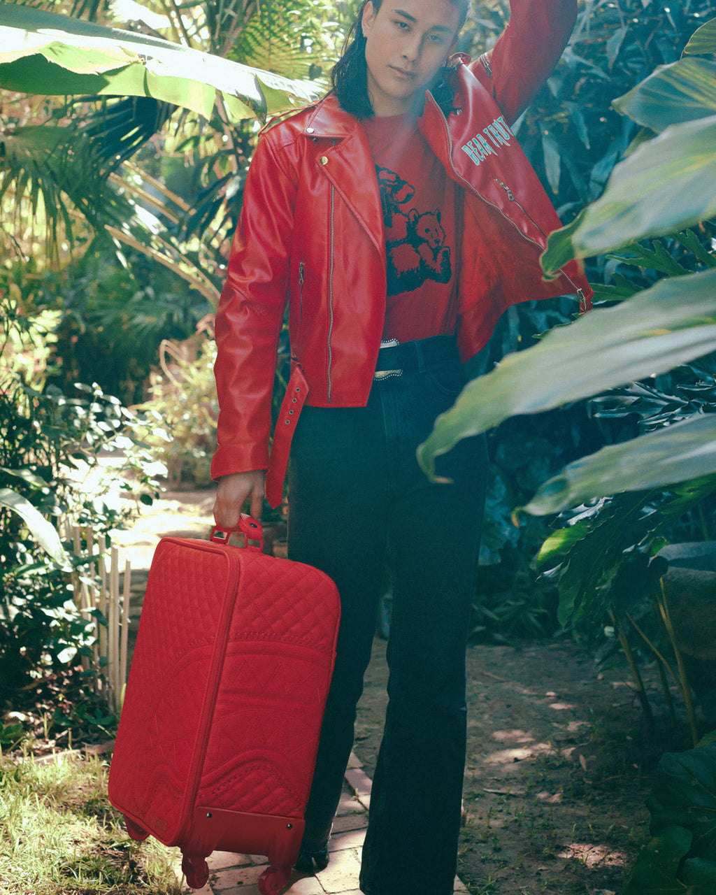 Red Riviera Jetsetter Carry-On Luggage - Image 7