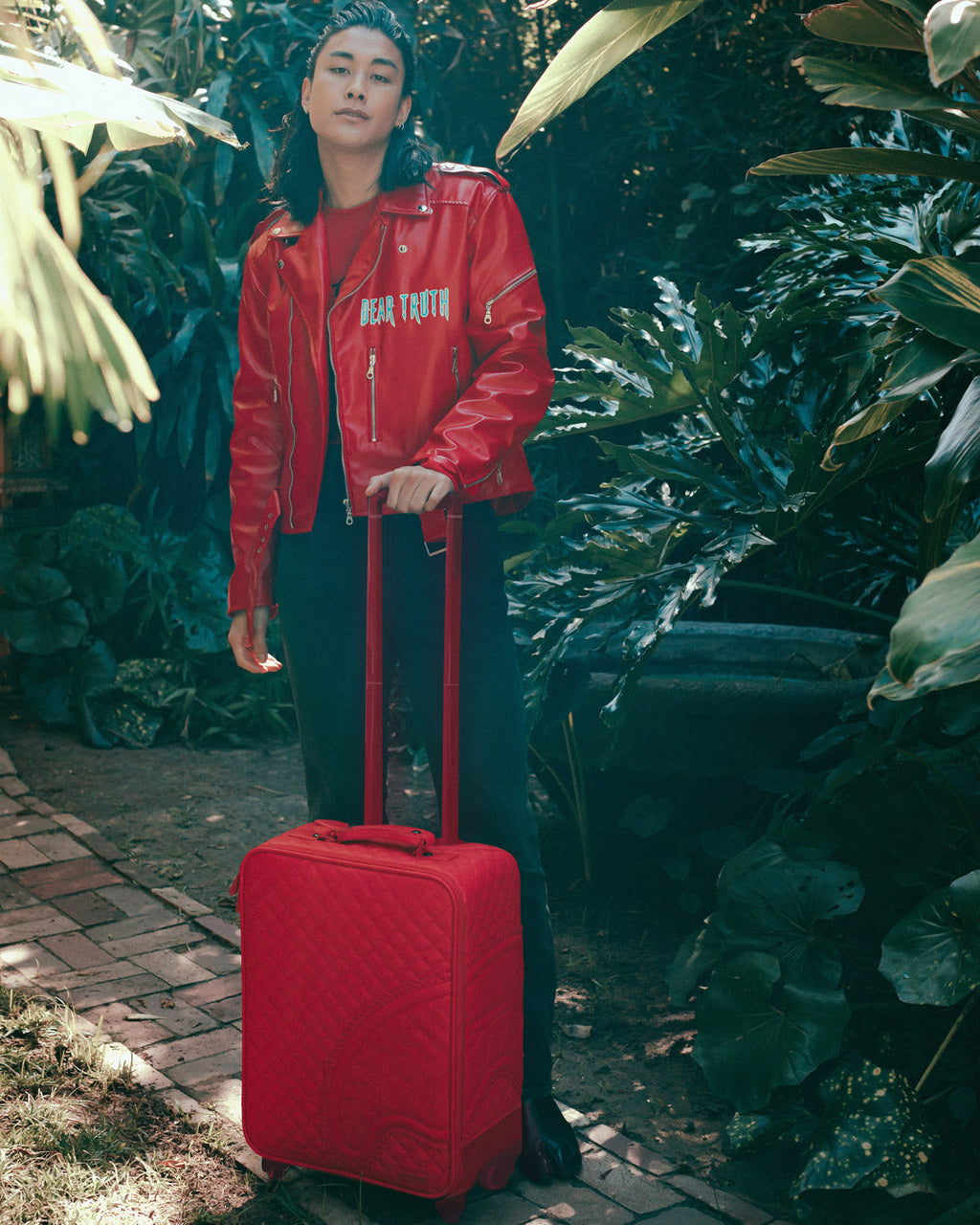 Red Riviera Jetsetter Carry-On Luggage - Image 11