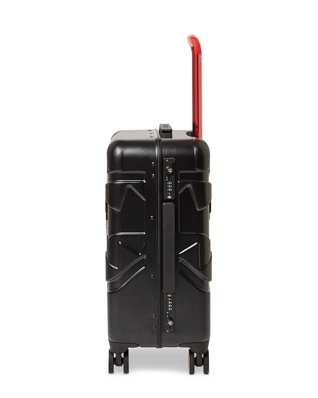 Molded Sharkitecture Black Hardshell Carry-On Luggage - Image 5