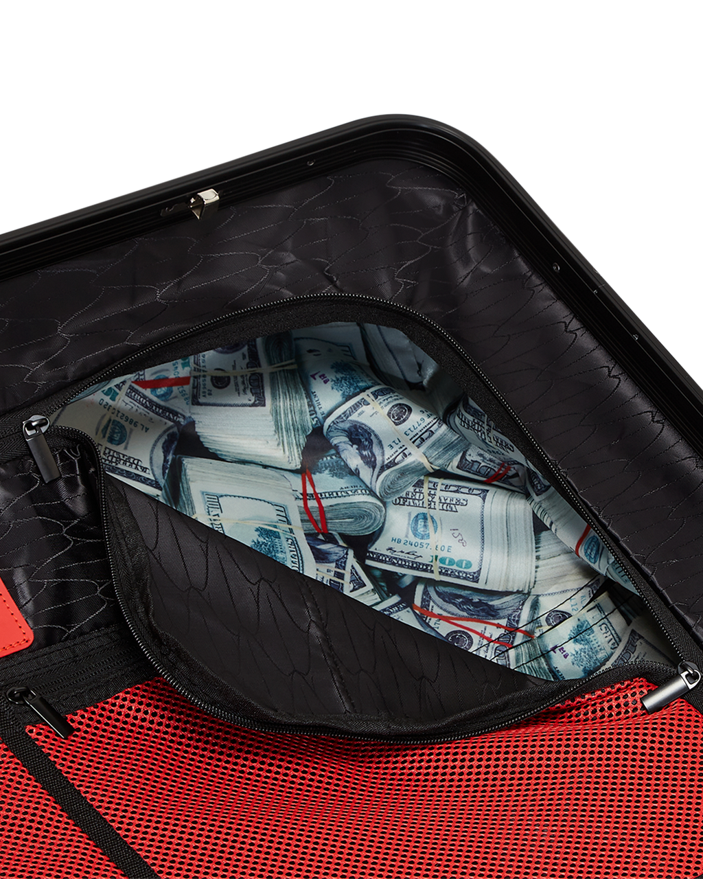 Molded Sharkitecture Black Hardshell Carry-On Luggage - Image 16