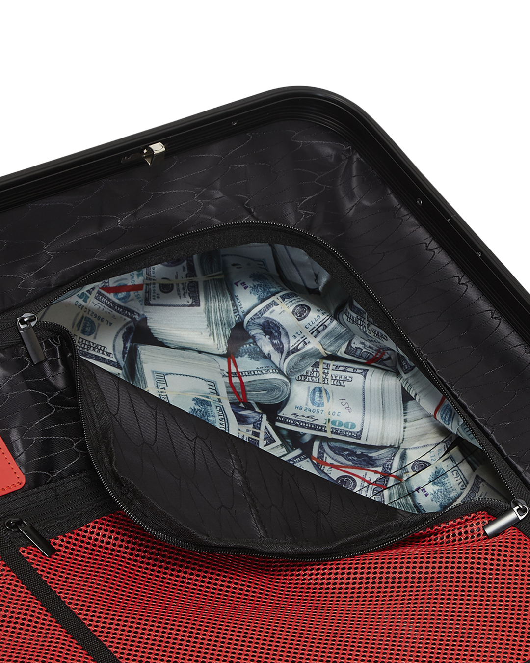 Molded Sharkitecture Black Hardshell Carry-On Luggage - Image 16
