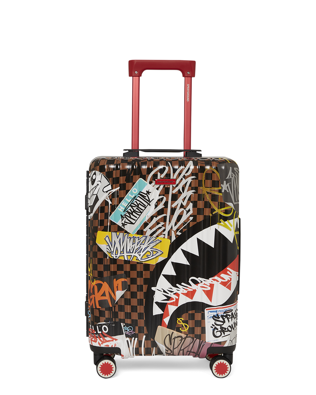 Sharks in Paris the Rizz Sharknautics Hardshell Carry-On Luggage - Image 3