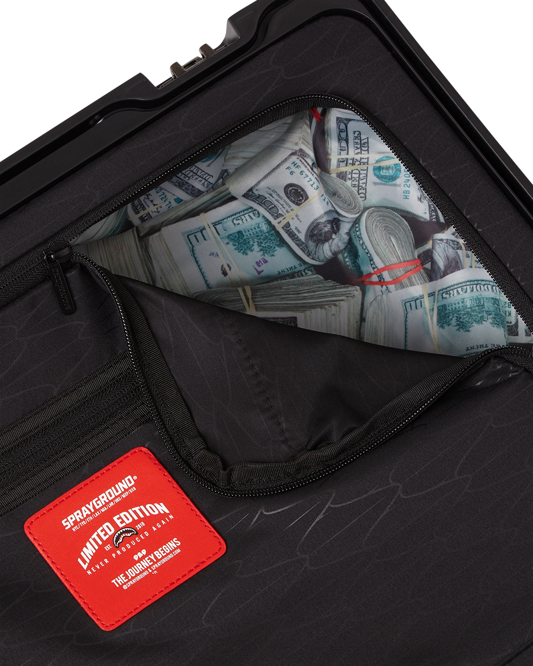 Sharkfinity Stealth Pilot Sharknautics Hardshell Carry-On Luggage - Image 15