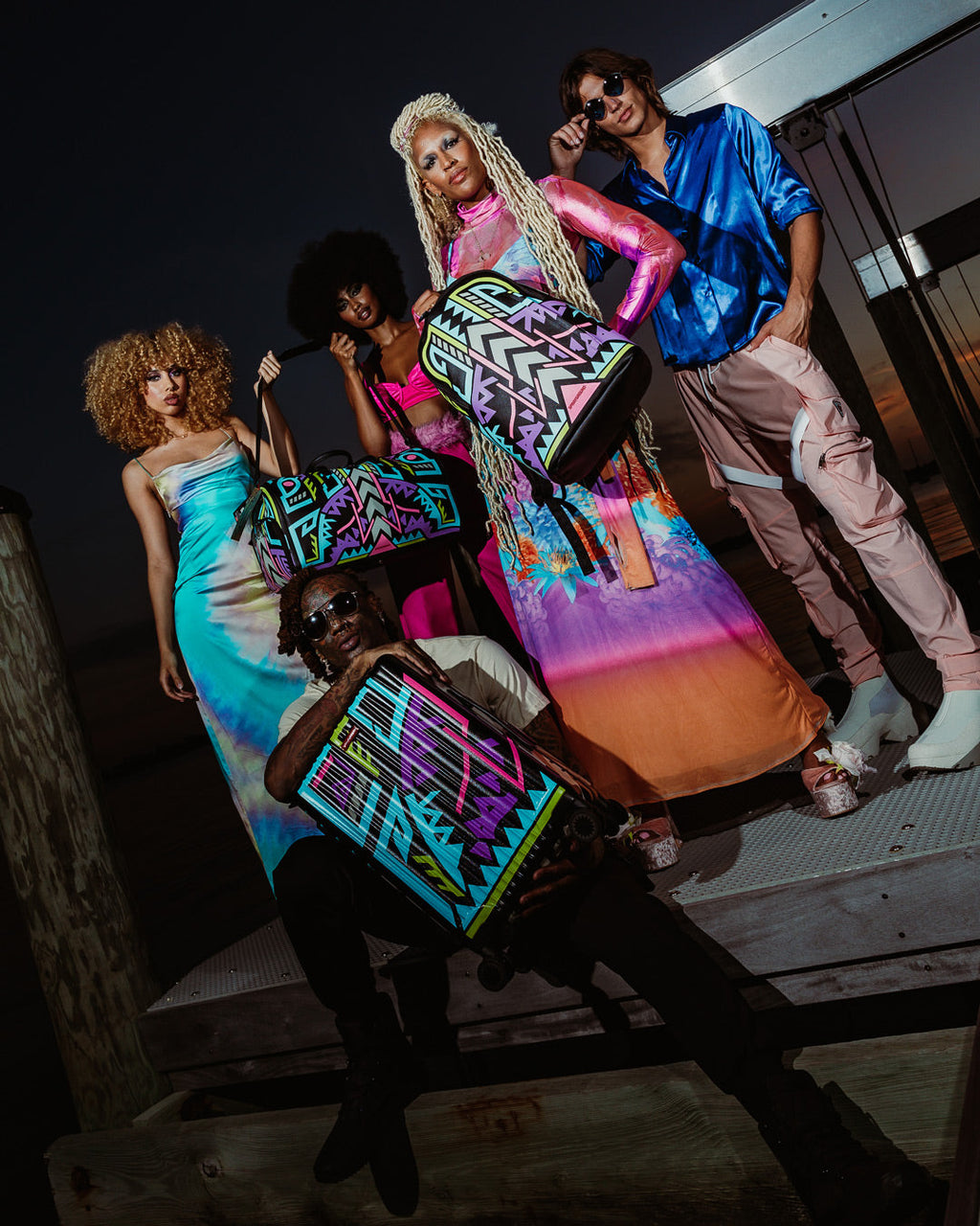 A.i. Path to the Future III Hardshell Carry-On Luggage - Sandflower Collab - Image 12