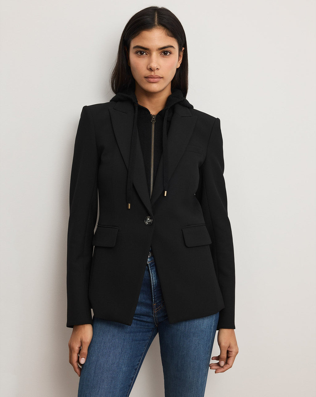 Merino Wool-Cashmere Hoodie Dickey - Image 2