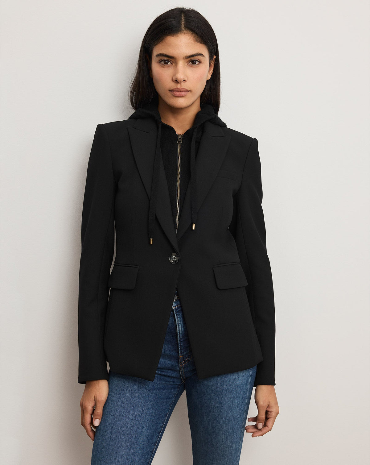 Merino Wool-Cashmere Hoodie Dickey - Image 2