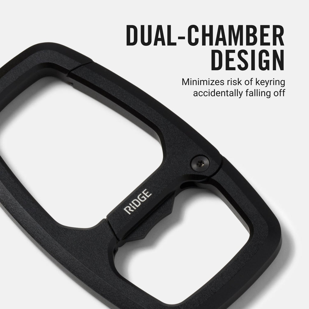 Dual Chamber Carabiner - Royal Black - Image 6