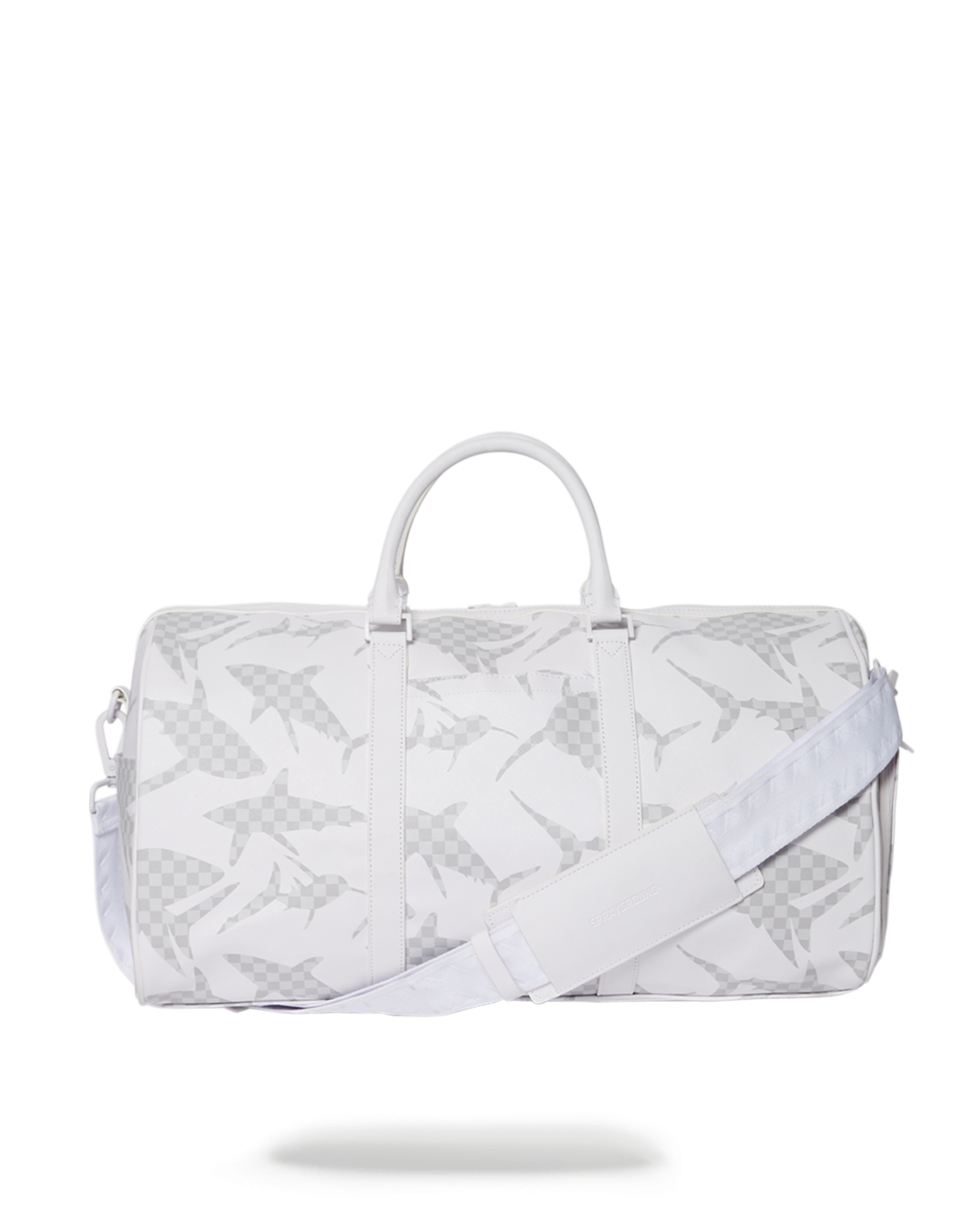 Shark Check (White) Duffle - Image 4