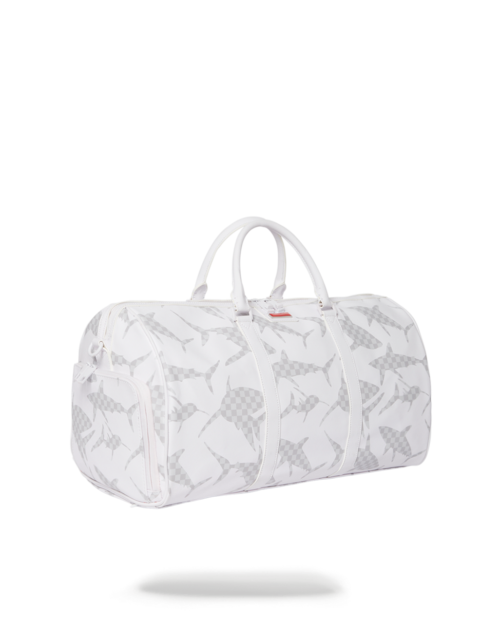 Shark Check (White) Duffle - Image 6