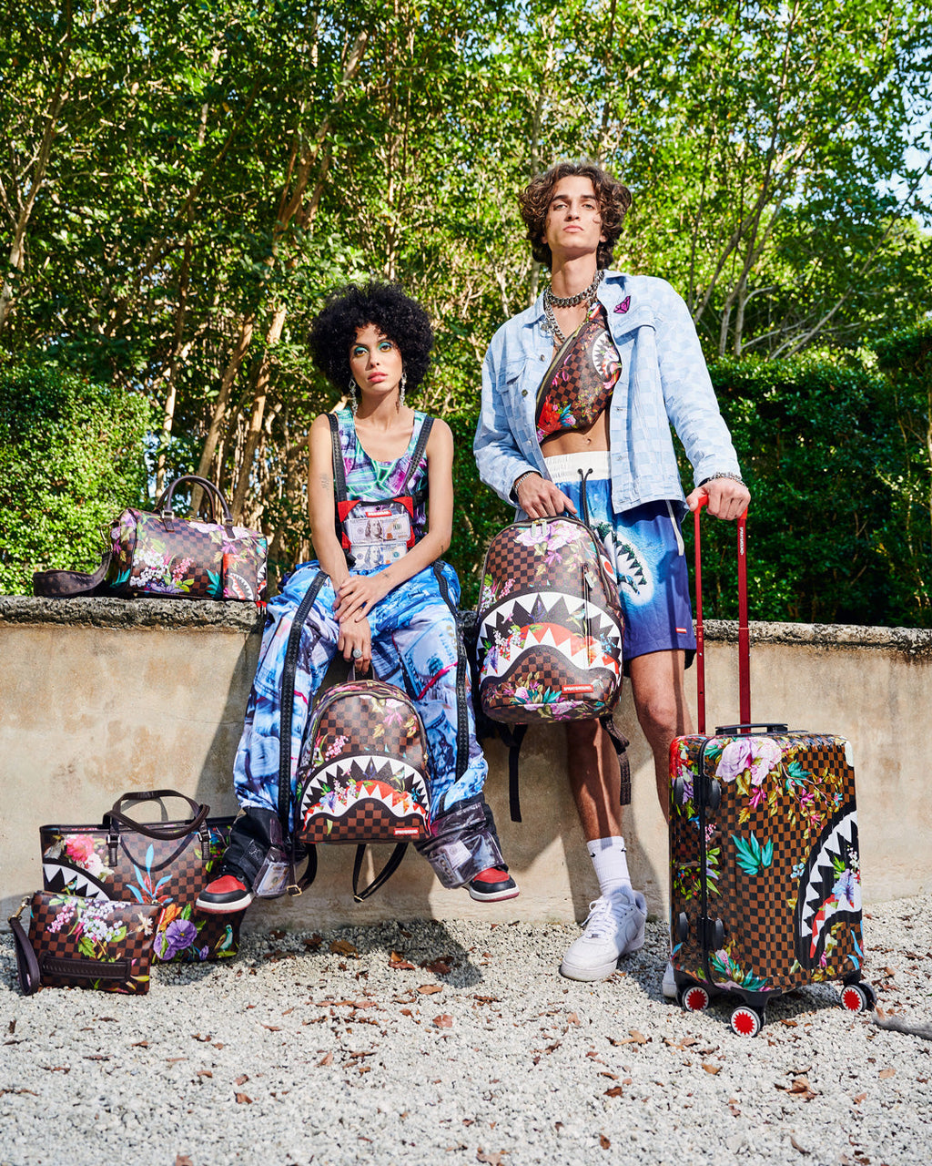 Garden of Sharks Mini Duffle - Image 10