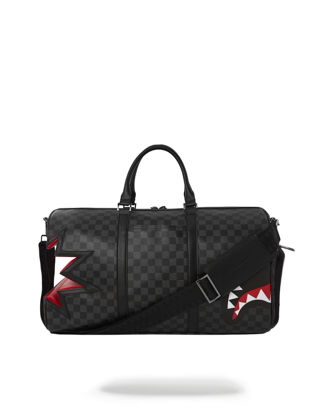 Shark Bite Sharks in Paris Gray Duffle - Image 5