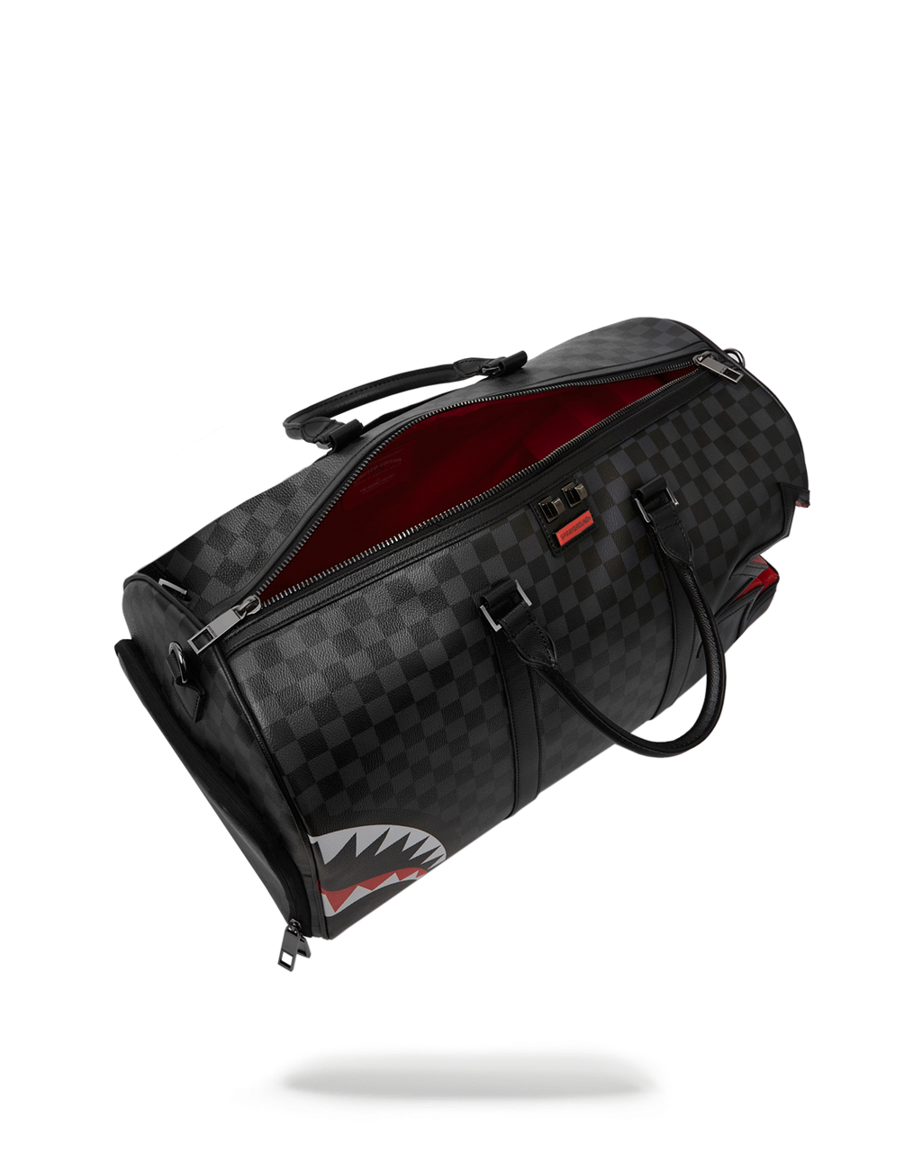 Shark Bite Sharks in Paris Gray Duffle - Image 11