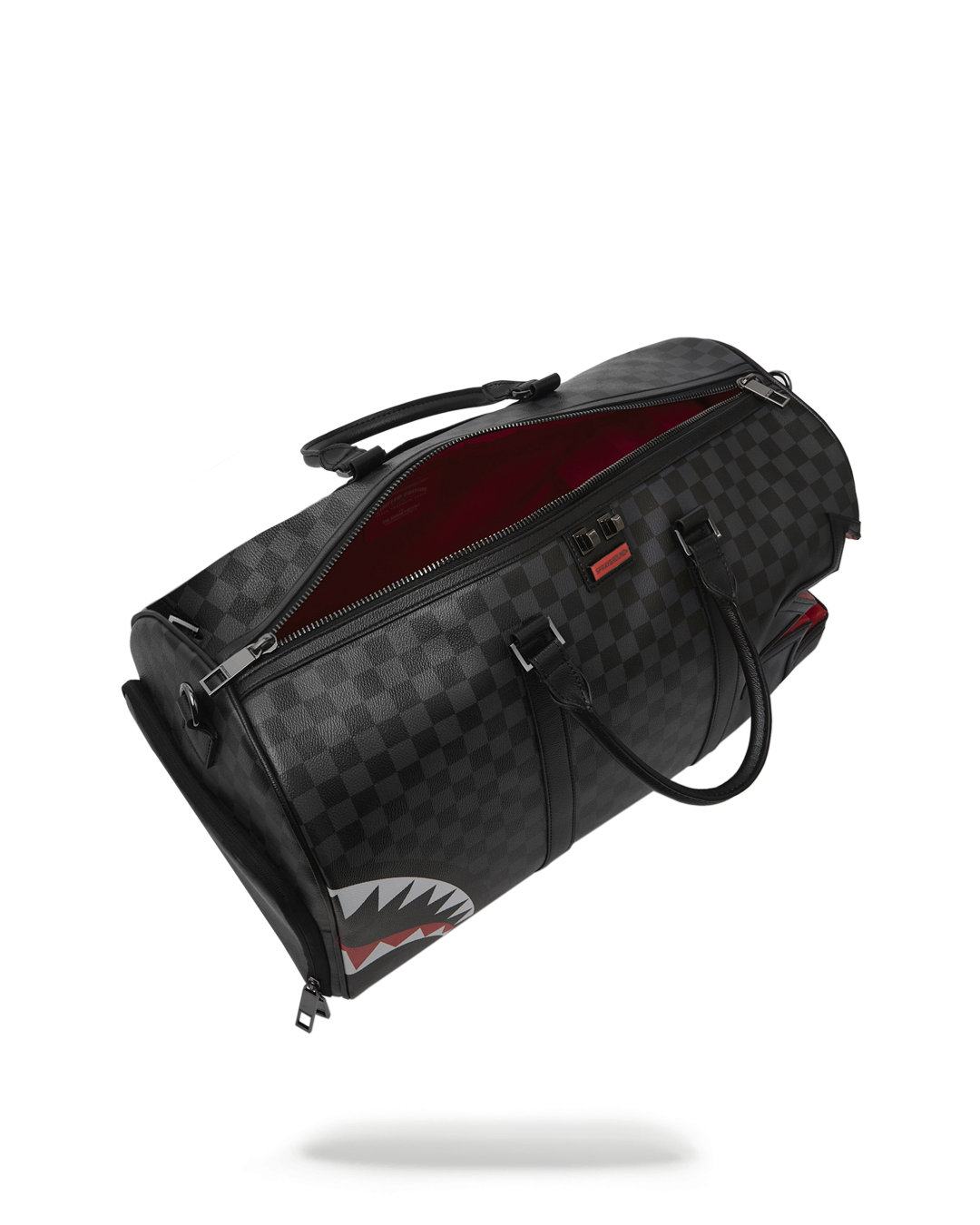 Shark Bite Sharks in Paris Gray Duffle - Image 11