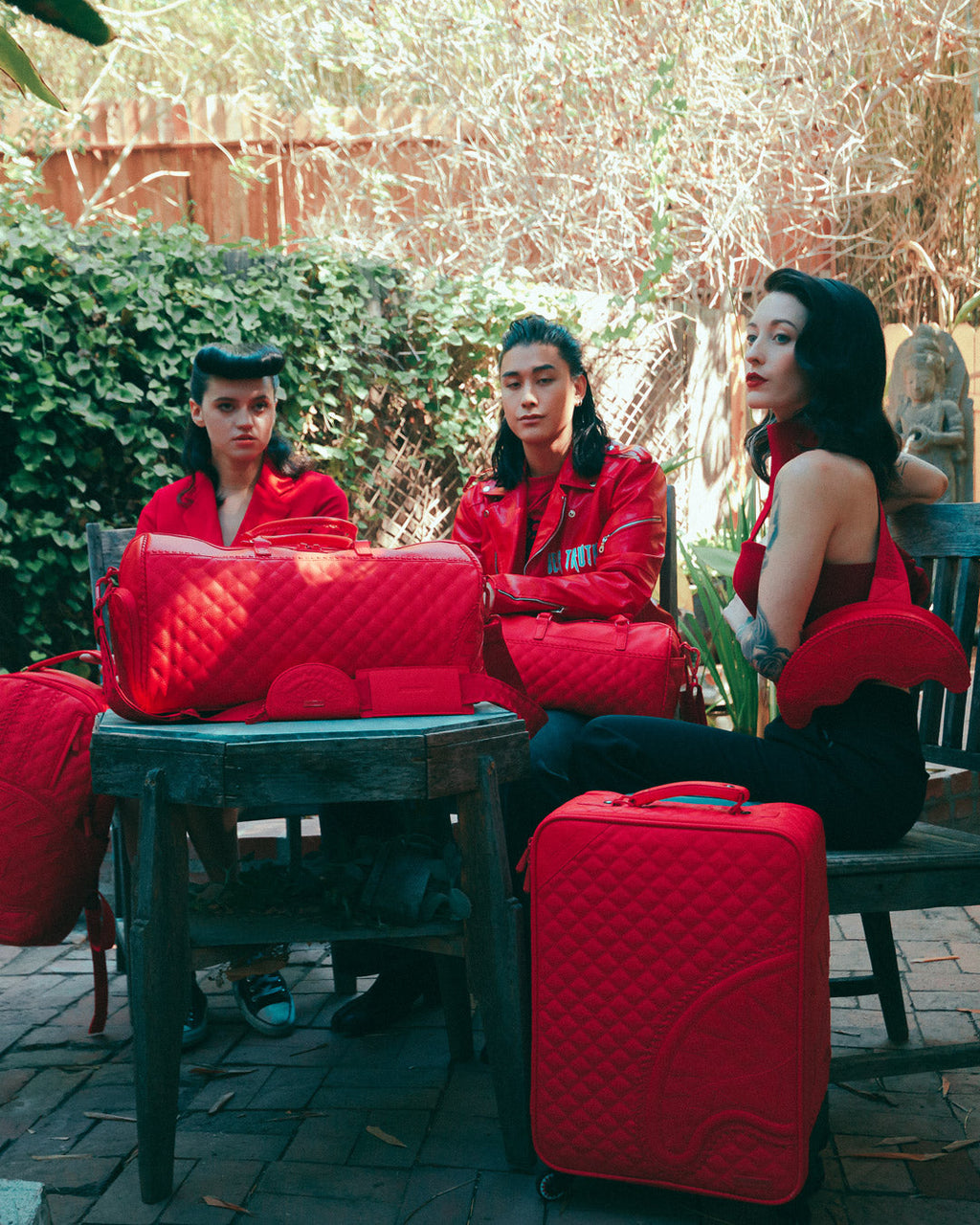 Red Riviera Mini Duffle - Image 6