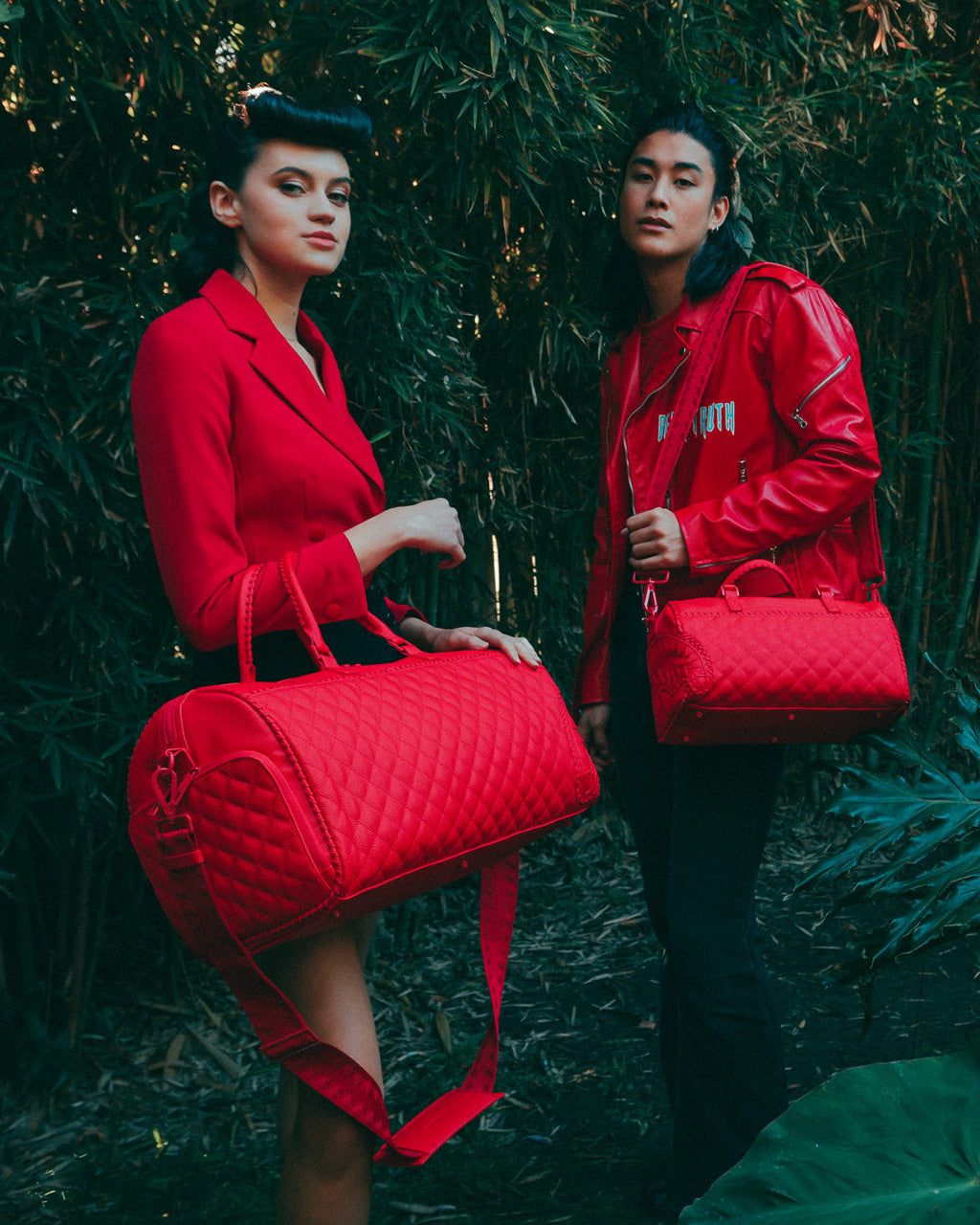 Red Riviera Mini Duffle - Image 12