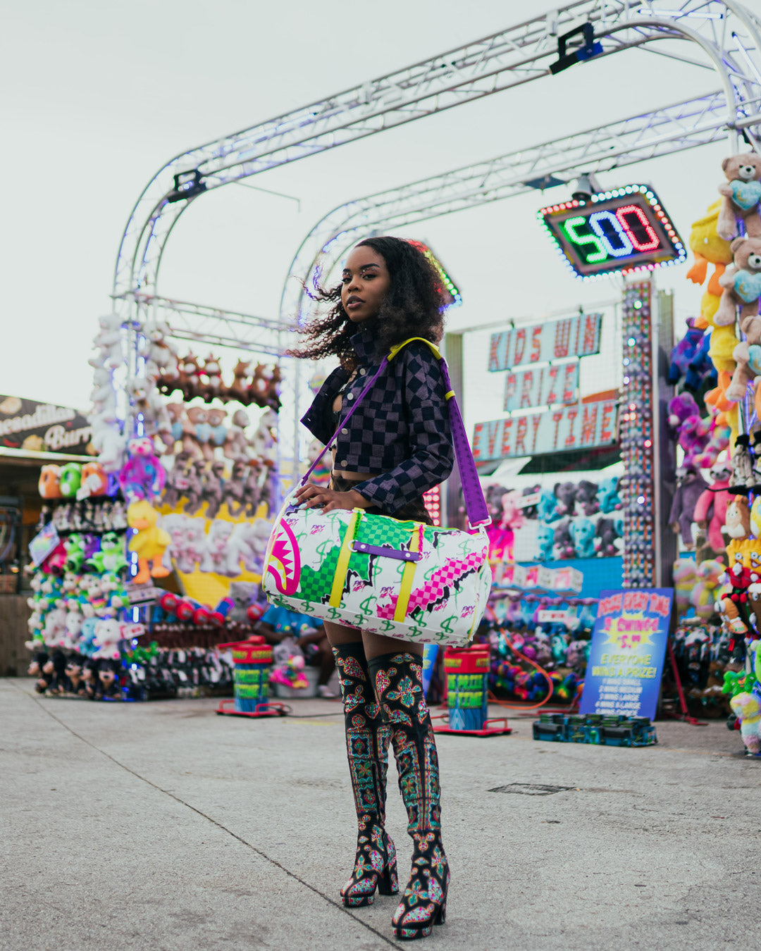 Dreamy Technicolor Duffle - Image 6