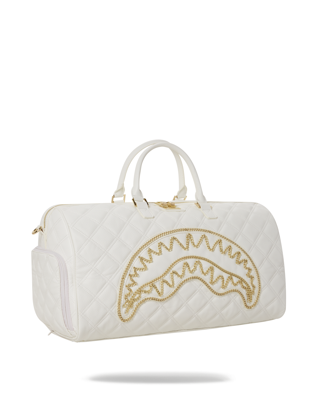 Riviera Le Blanc Gold Chain Shark Duffle - Image 3