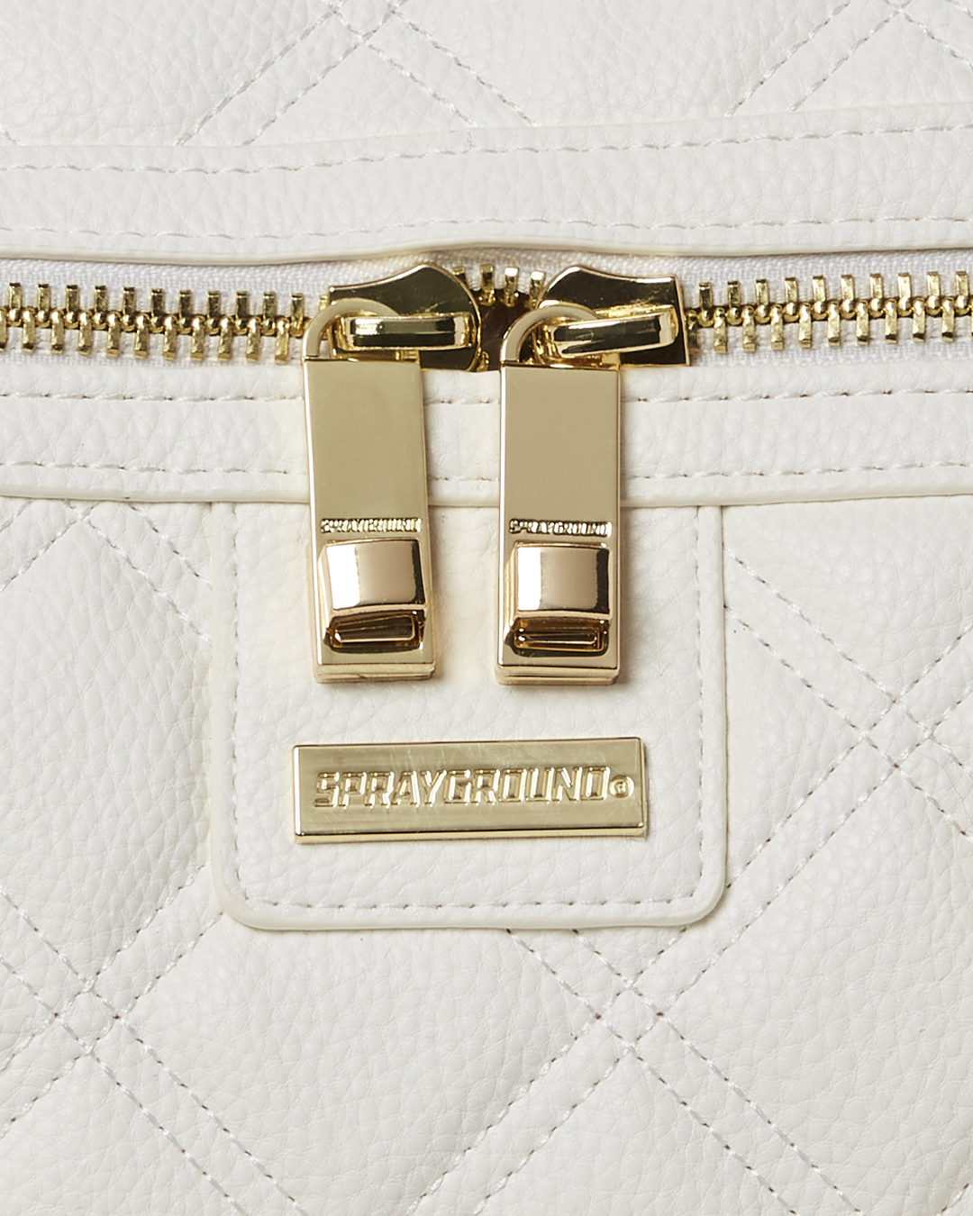 Riviera Le Blanc Gold Chain Shark Duffle - Image 15