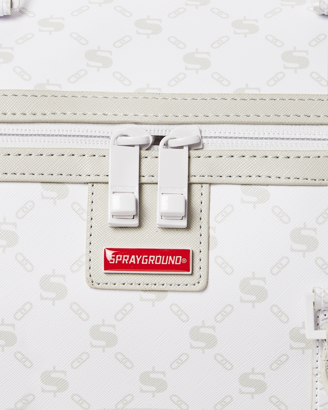 Money Pattern Powder Emperor Duffle - Image 15