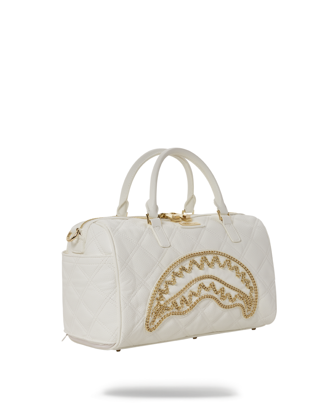 Riviera Le Blanc Gold Chain Shark Mini Duffle - Image 3