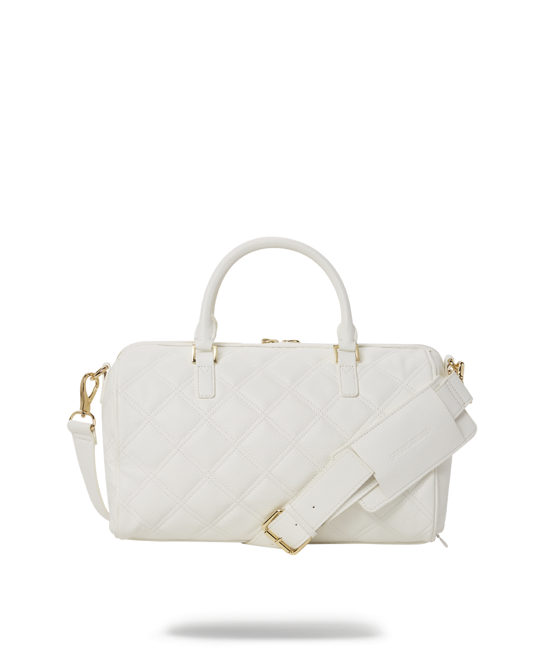 Riviera Le Blanc Gold Chain Shark Mini Duffle - Image 7