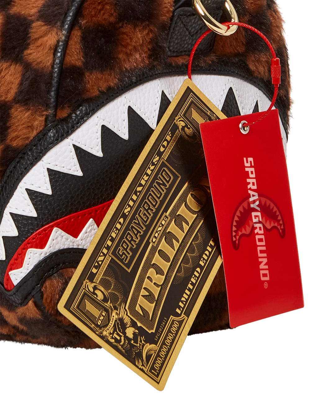 Furrr Sharks in Paris Mini Duffle - Image 12